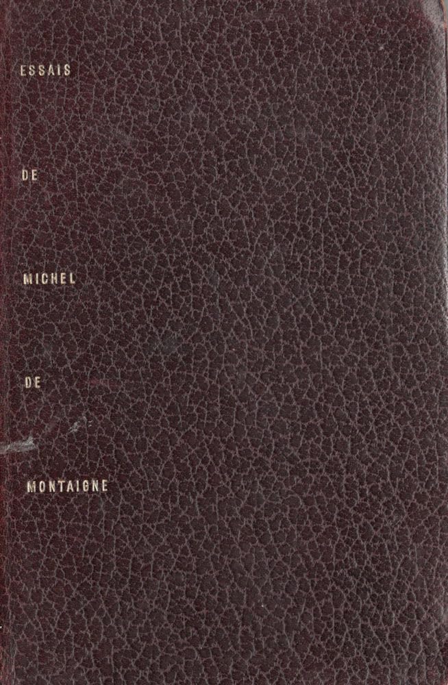 Club Français du Livre - Essais de Michel de Montaigne