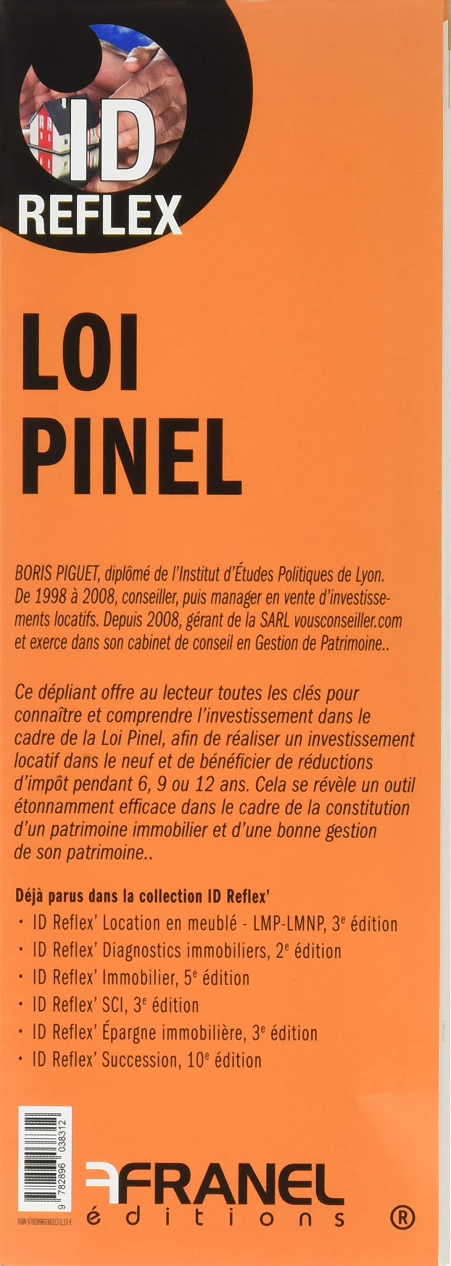 ID REFLEX LOI PINEL 9782896038312