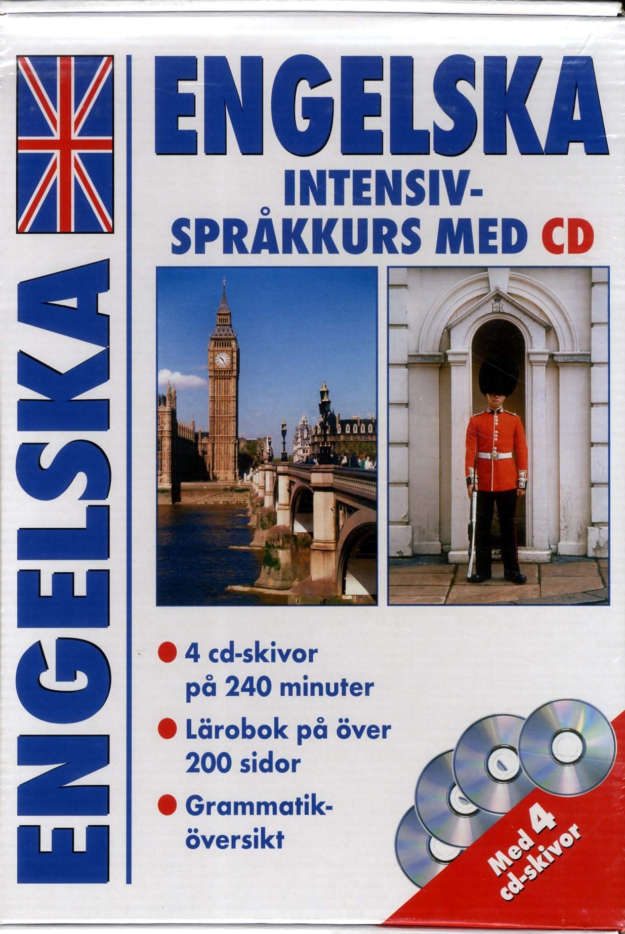 Anglais : méthode intensive d'anglais avec 4 cd livre d'accompagnement planche grammaticale coffret carton 9783632988465