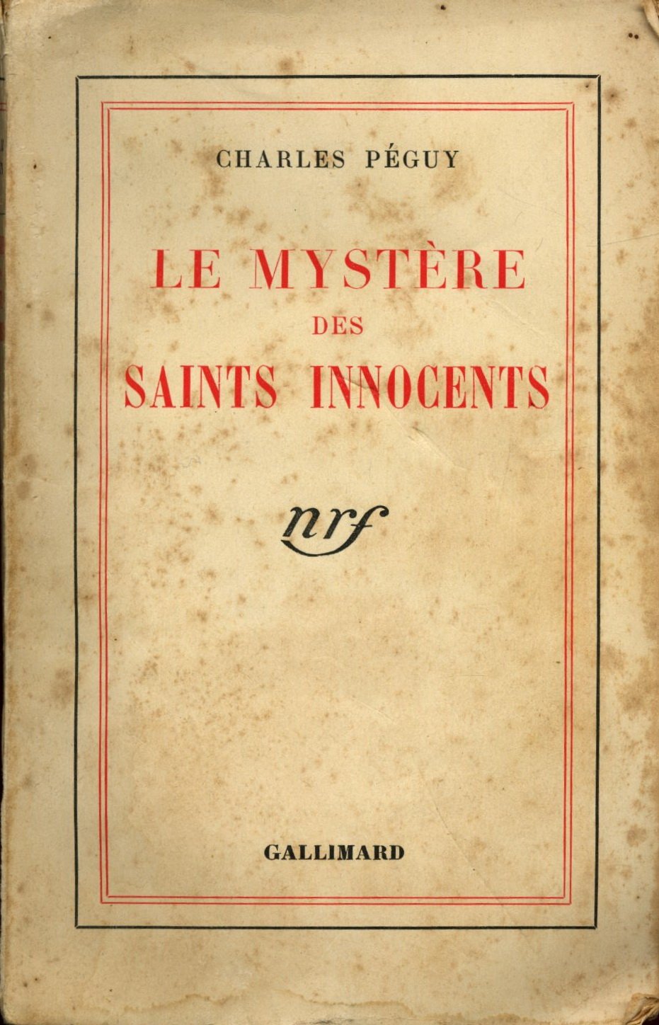 Le mystère des saints innocents / Charles Peguy