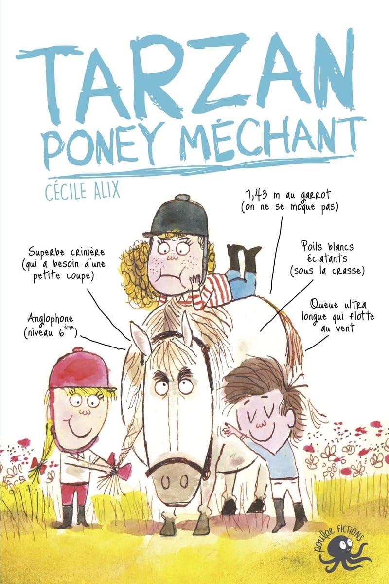 Tarzan, poney méchant - Lecture roman jeunesse humour cheval - Dès 8 ans 9782377420018