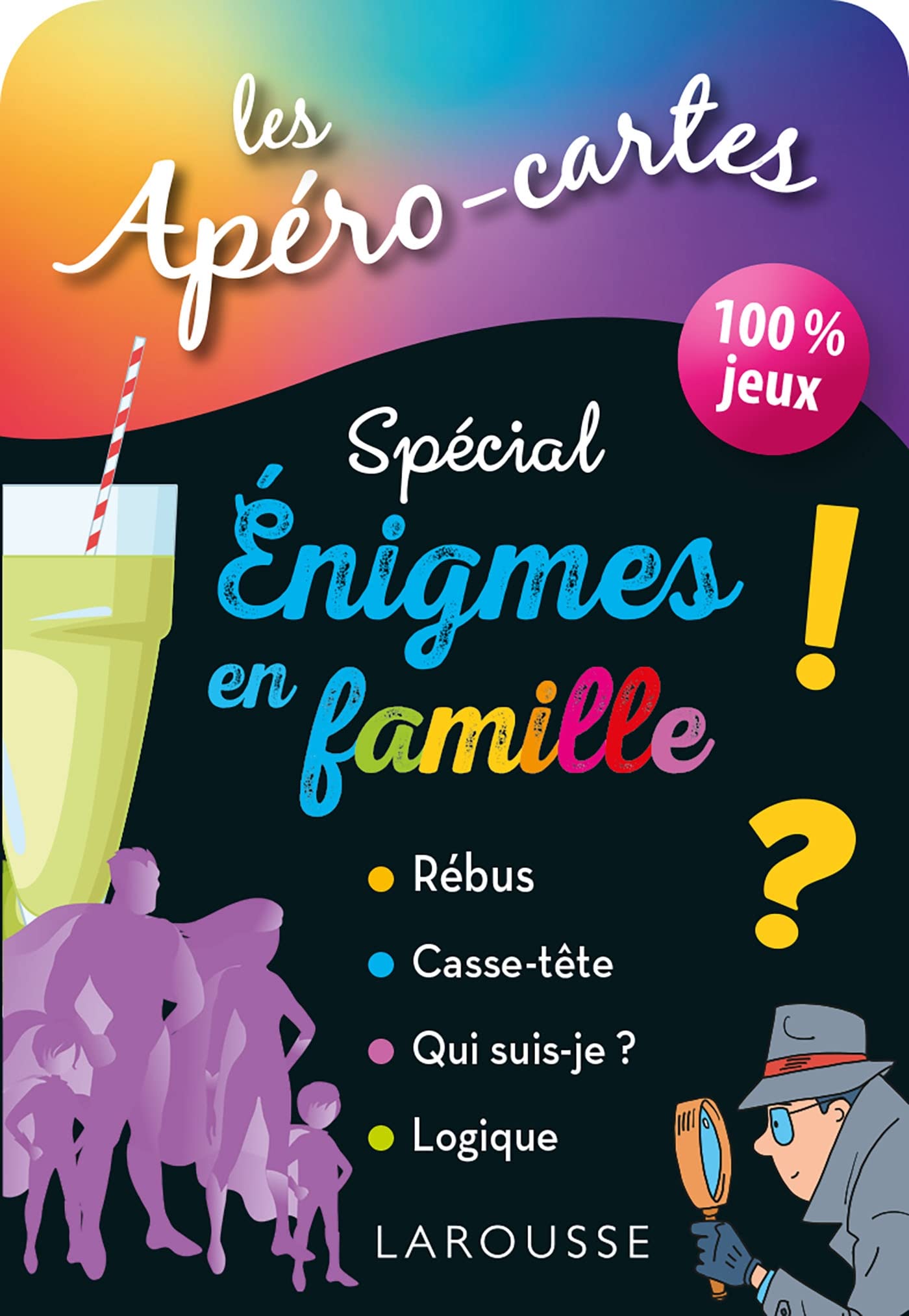 Apéro-cartes énigmes en famille 9782036019249