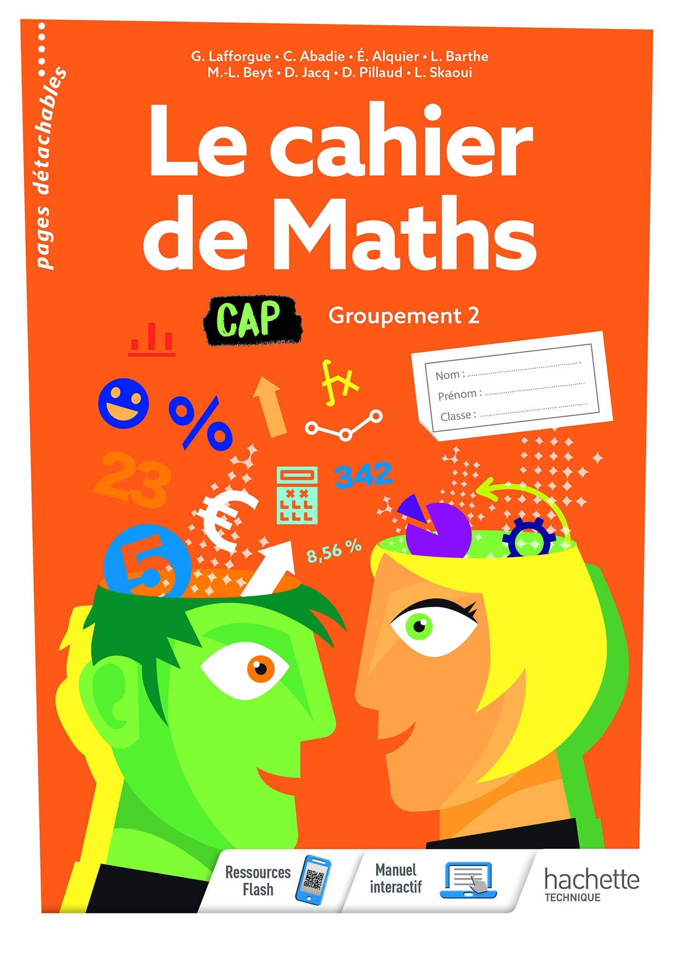 Le cahier de Maths Groupement 2 CAP - cahier de l'élève - Éd. 2020 9782017099901