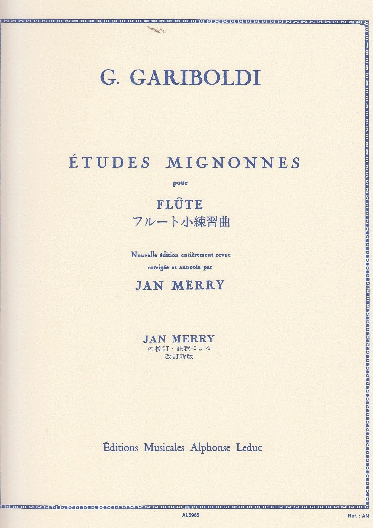 ETUDES MIGNONNES OP131 FLUTE 9990050182461