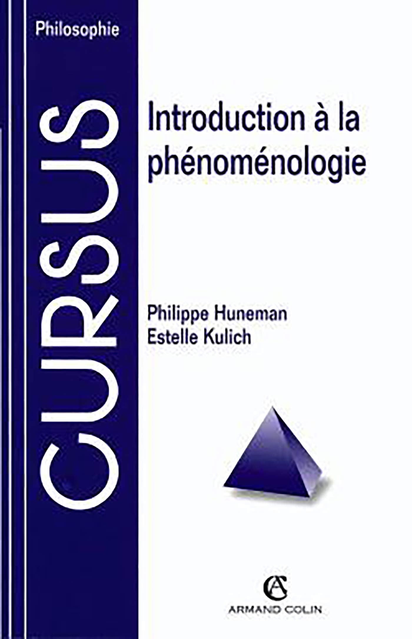 Introduction à la phénoménologie 9782200015275