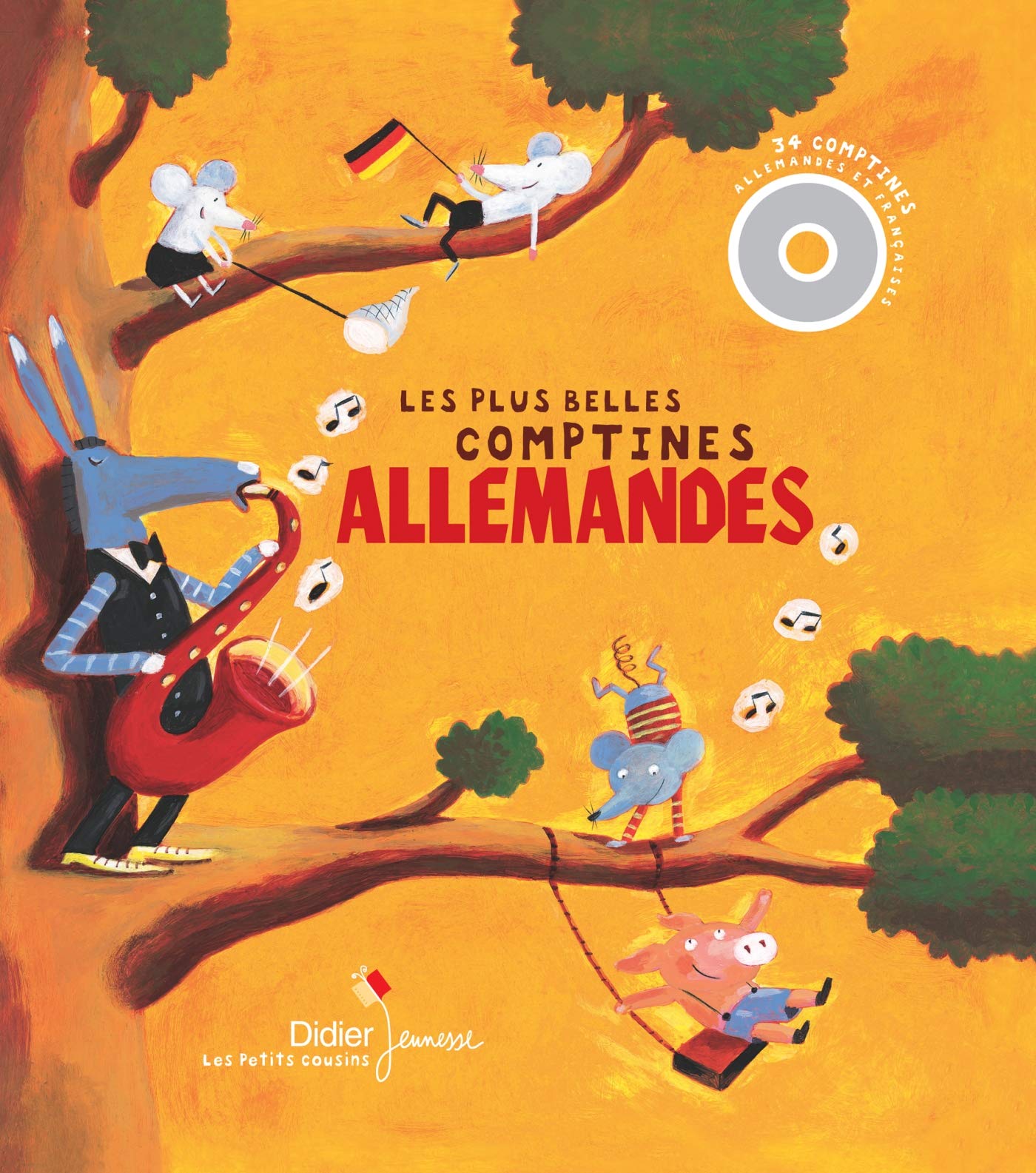 Les plus belles comptines allemandes (1 livre + 1 CD audio) 9782278053131