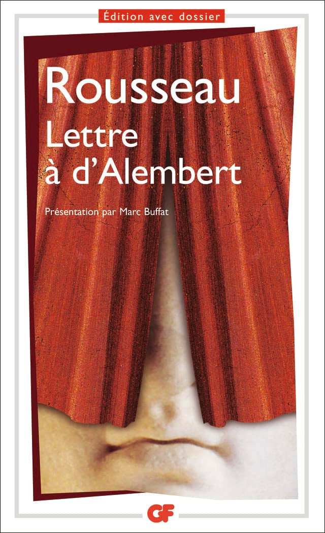 Lettre à d'Alembert 9782080711656