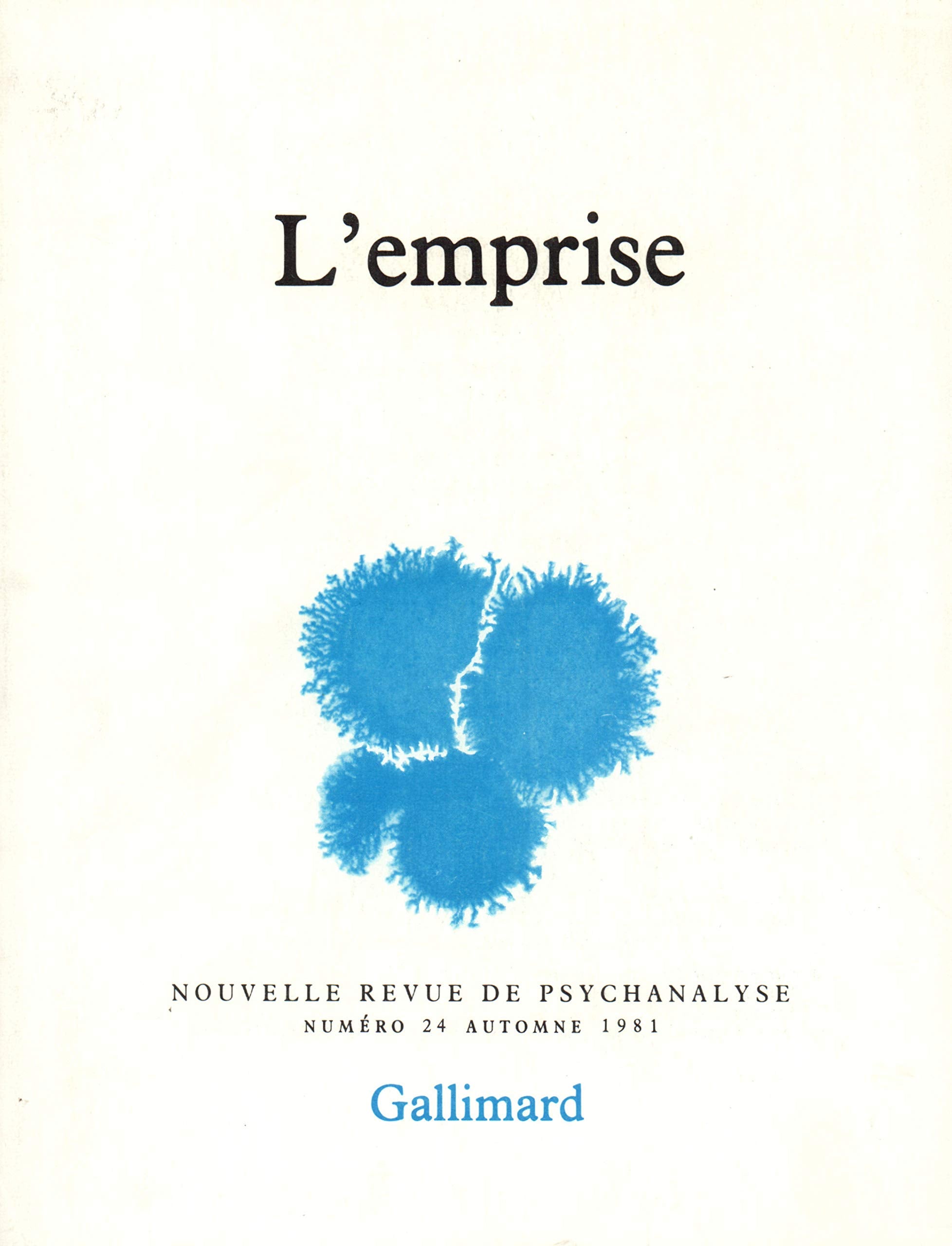 Nouvelle Revue de psychanalyse 24. L'emprise 9782070263493