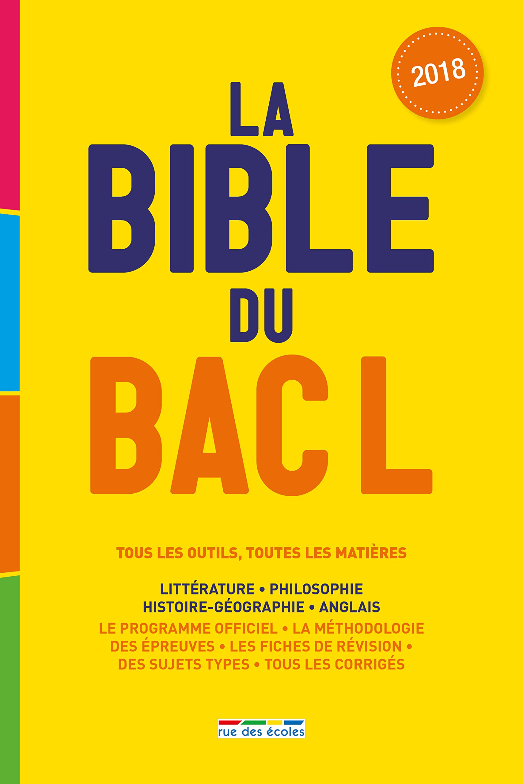 La bible du bac L 2018 9782820807236