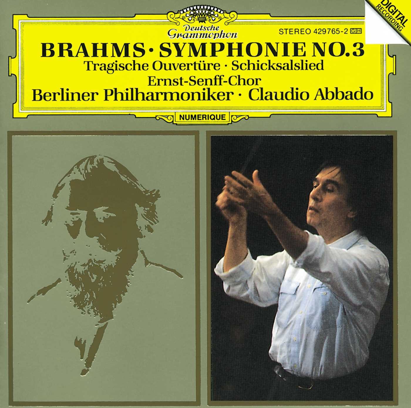 Brahms : Symphonie n° 3, Ouverture tragique - Schicksalslied 0028942976528