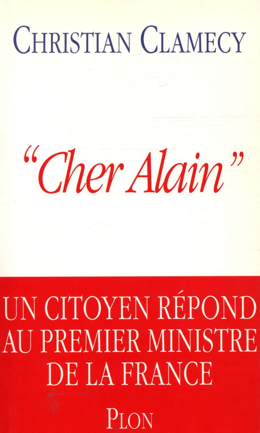 Cher Alain 9782259186575