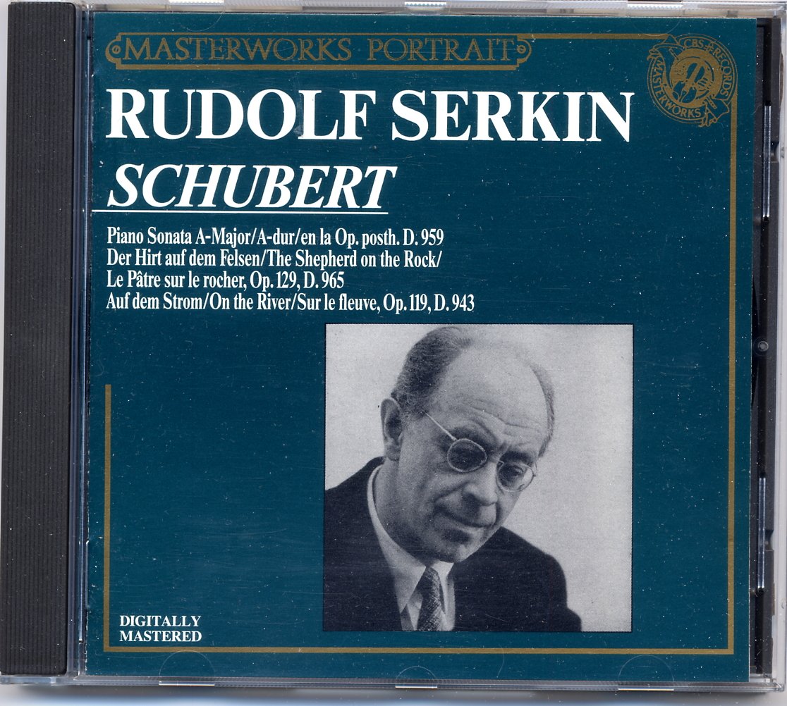 Schubert : Sonate pour piano D. 959 / Le Pâtre sur le Rocher D. 965 / Sur le fleuve D. 943 5099704555928