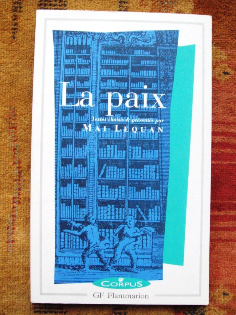 La paix 9782080730268