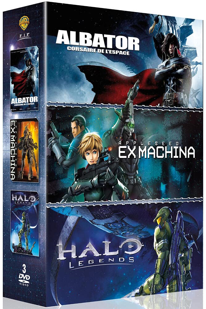 Albator, Corsaire de l'espace + Halo Legends + Appleseed Ex Machina 5051889497592