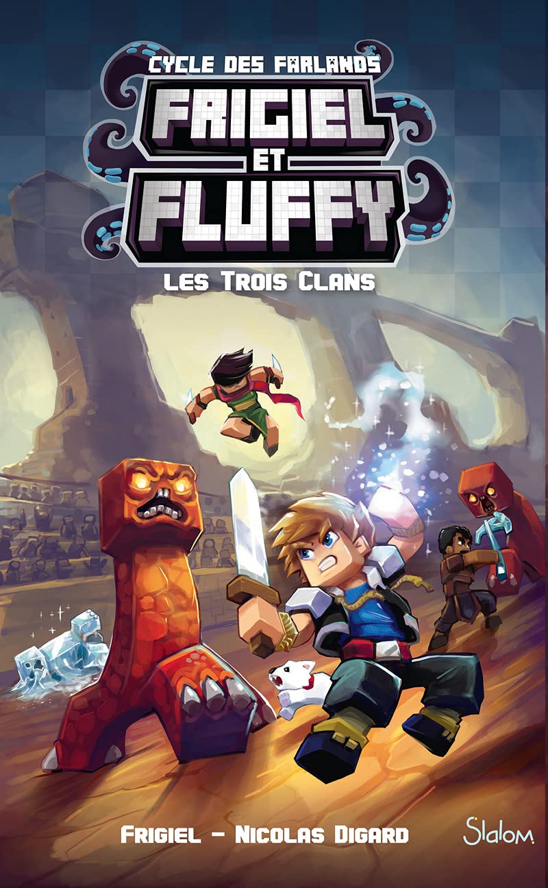 Frigiel et Fluffy, Le Cycle des Farlands (T1) : Les Trois Clans - Coffret Collector - Lecture roman jeunesse aventures Minecraft - Dès 8 ans 9782375541197