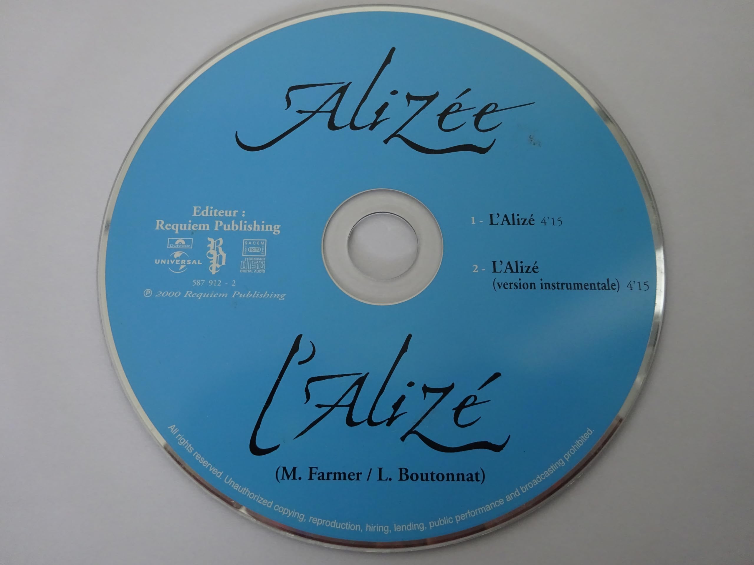 L'Alizé 0731458791225