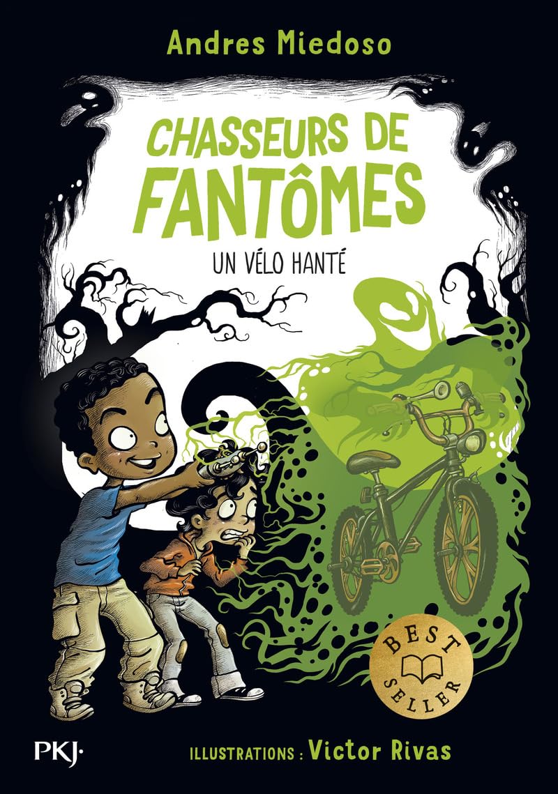 Chasseurs de fantômes - Tome 02 : Un vélo hanté - Enquêtes, humour, frissons, monstres - Roman jeunesse dès 7 ans 9782266313445
