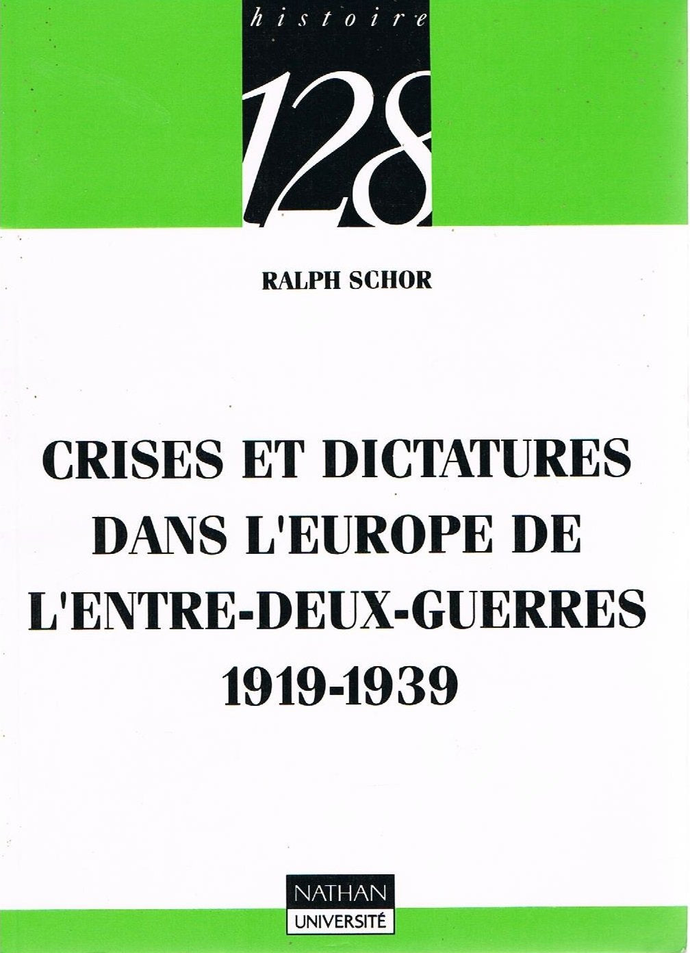 Crises et dictatures dans l'Europe de l'entre-deux-guerres (1919-1939) 9782091905440