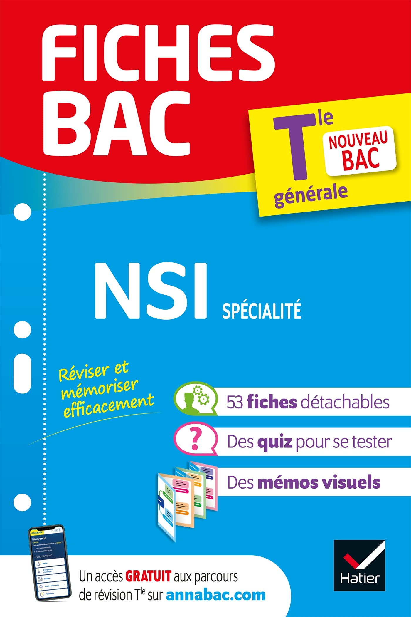 Fiches bac NSI Tle générale (spécialité) - Bac 2024: nouveau programme de Terminale 9782401064355