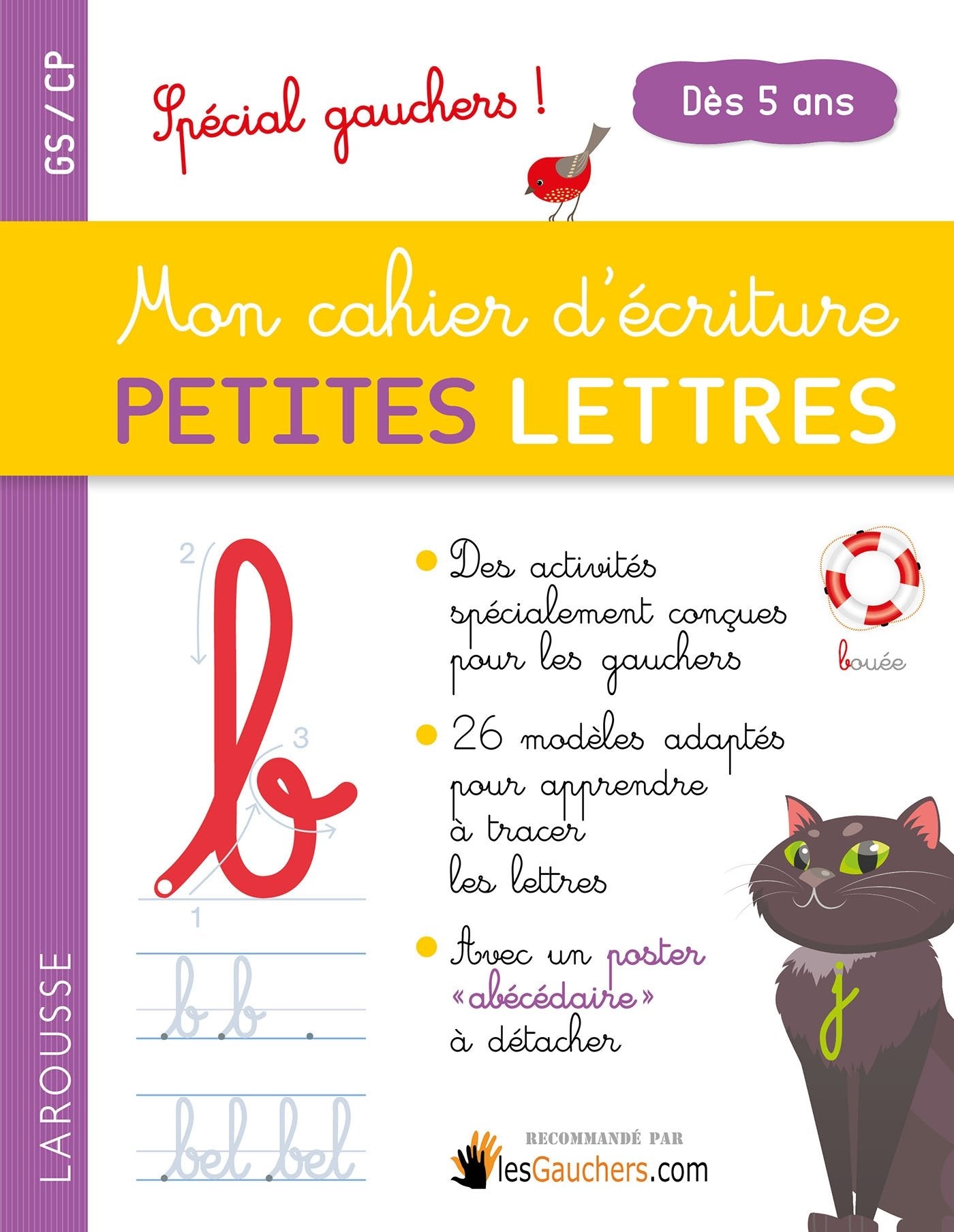 Mon cahier d'écriture PETITES LETTRES sp gauchers 9782035936103