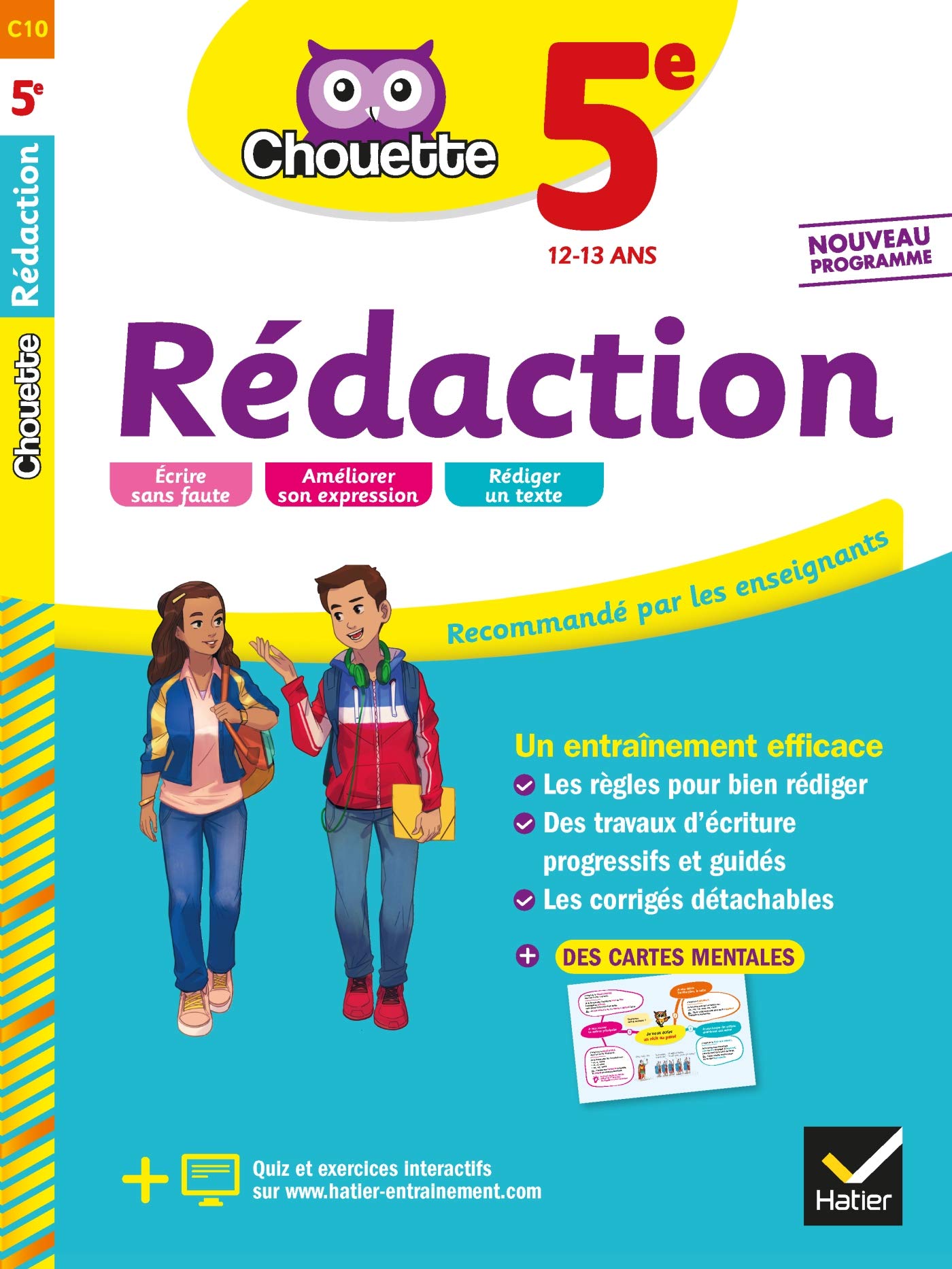 Rédaction 5e: cahier d'entraînement en rédaction 9782401051171