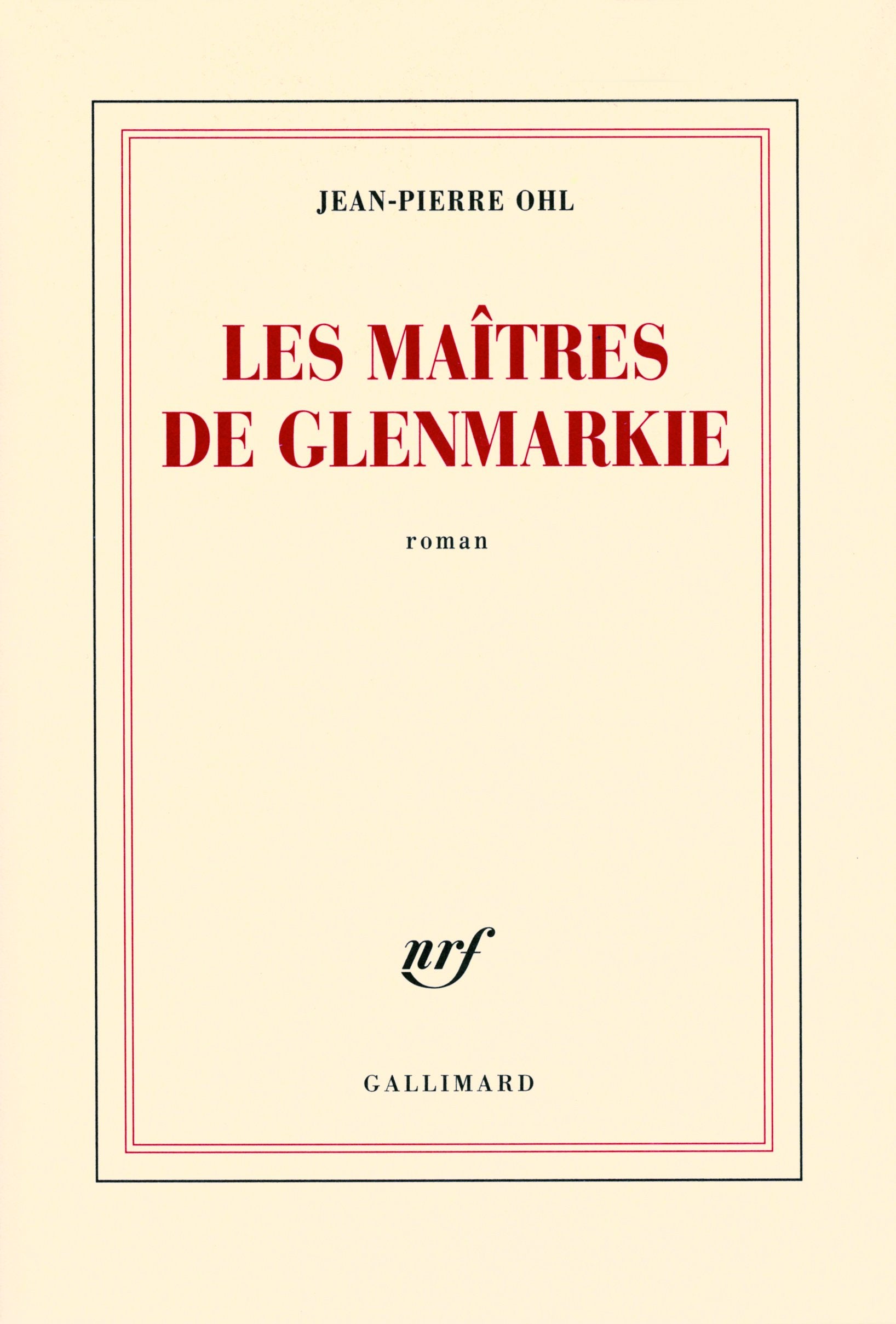 Les maîtres de Glenmarkie 9782070121472