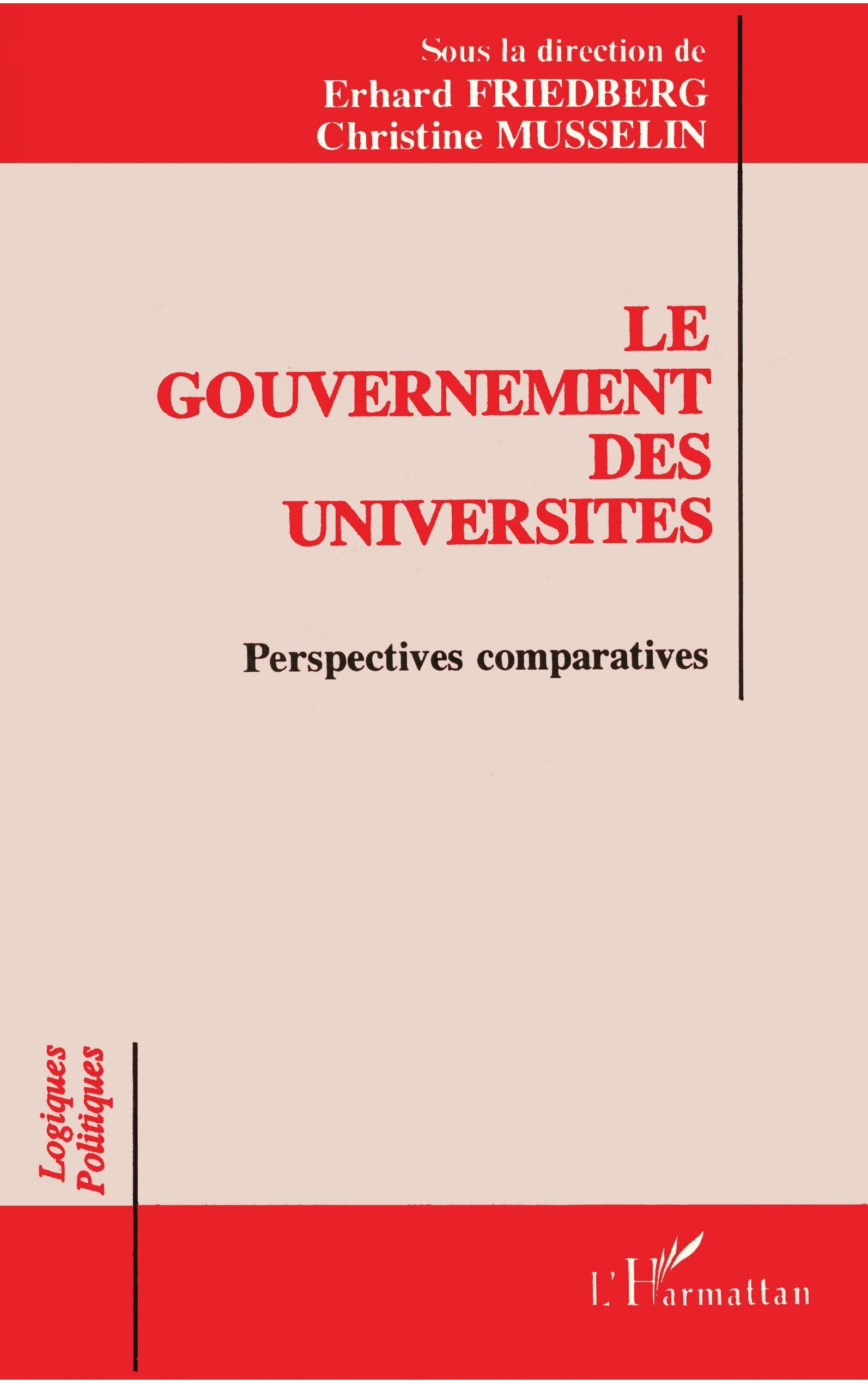 Le Gouvernement des universités. Perspectives comparatives, actes du colloque 9782738414458