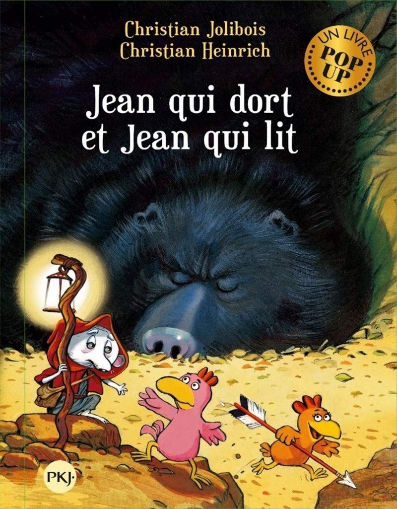Les P'tites poules pop-up : Jean qui dort et Jean qui lit - 7 (7) 9782266294133
