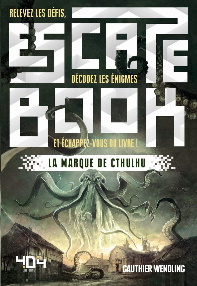 Escape Book : La Marque de Cthulhu - Escape book adulte - Avec énigmes - Dès 14 ans 9791032401576