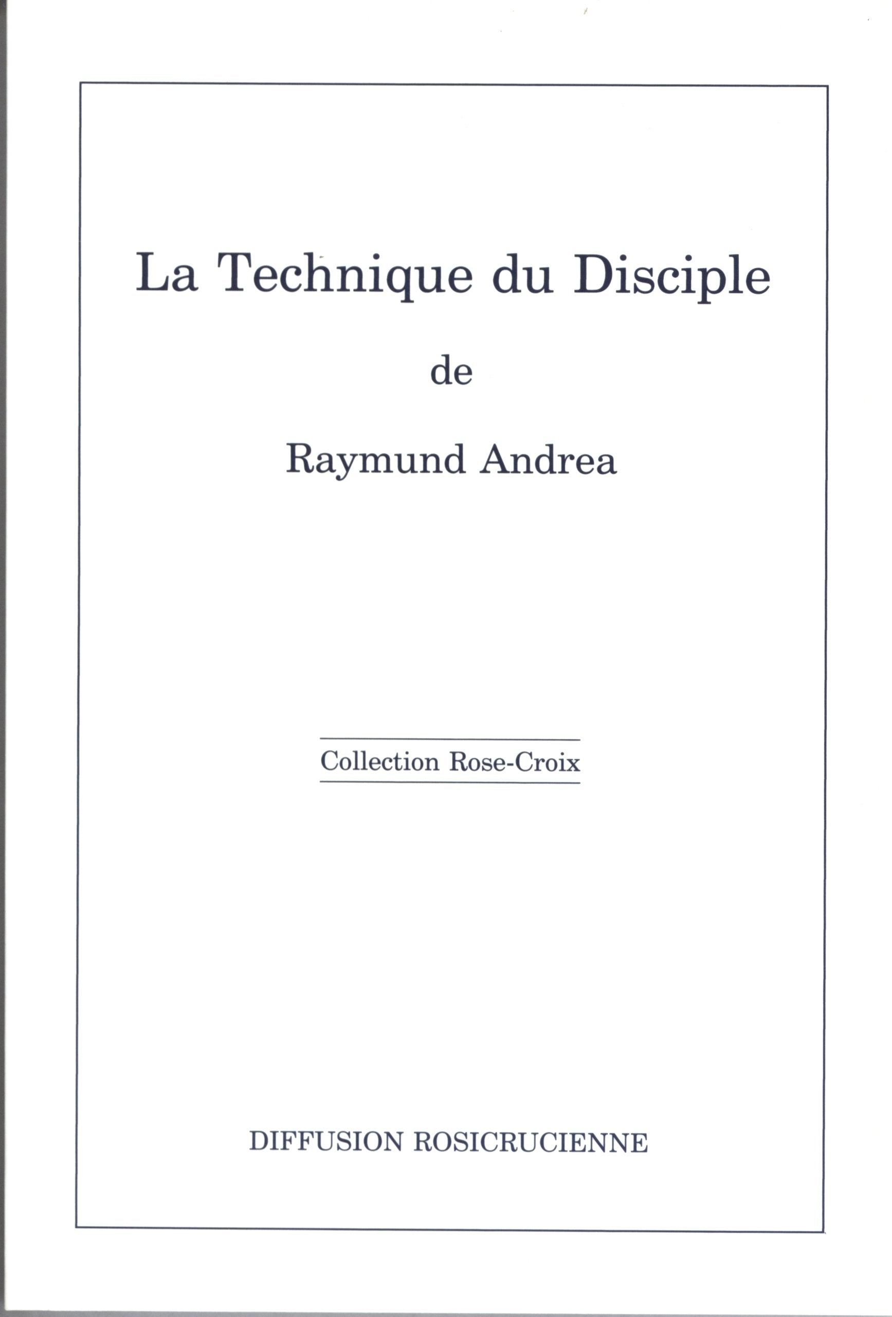 La technique du disciple 9782908534191