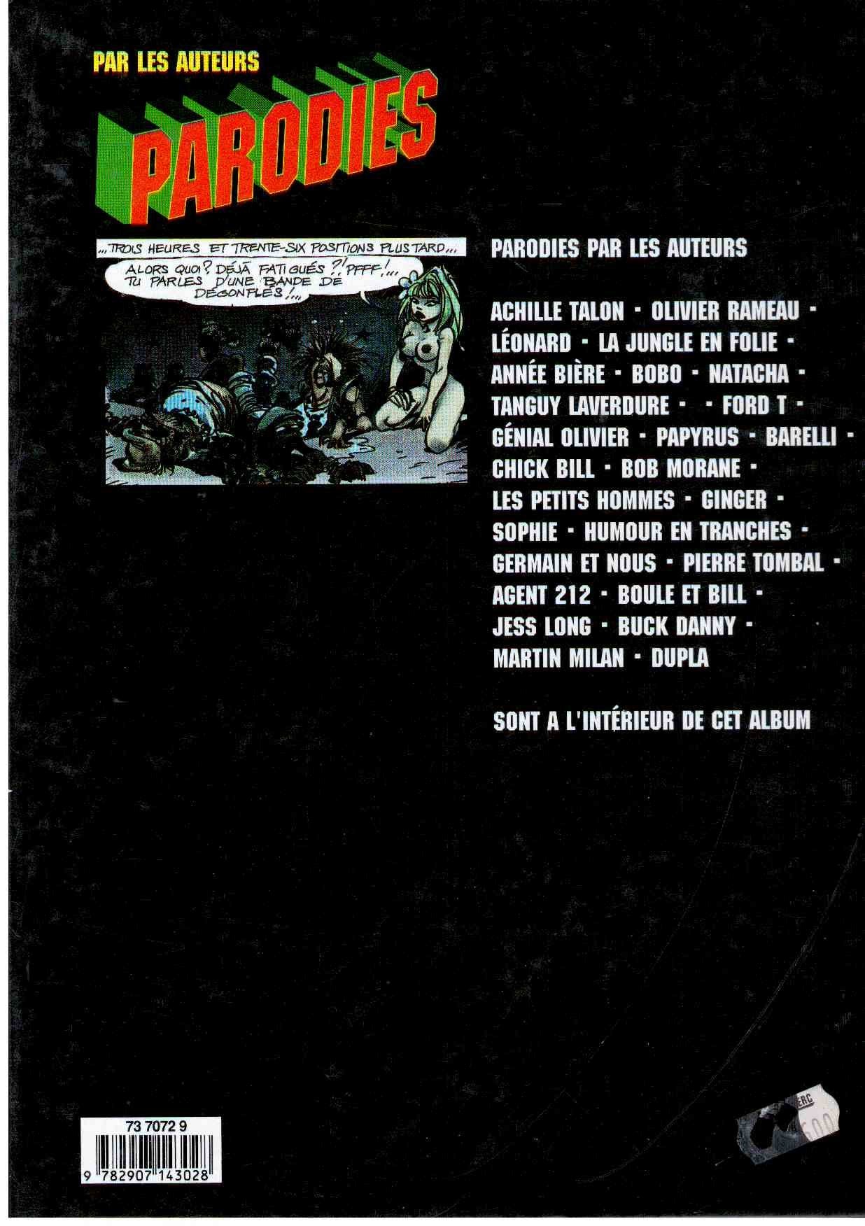 Parodies, tome 1 : Par les auteurs 9782907143028