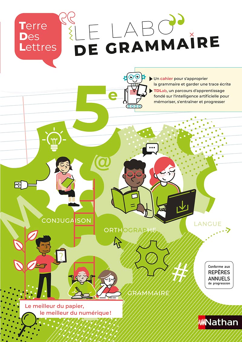 Cahier Terre des Lettres 5e - Cahier d'activités élève 9782091716190