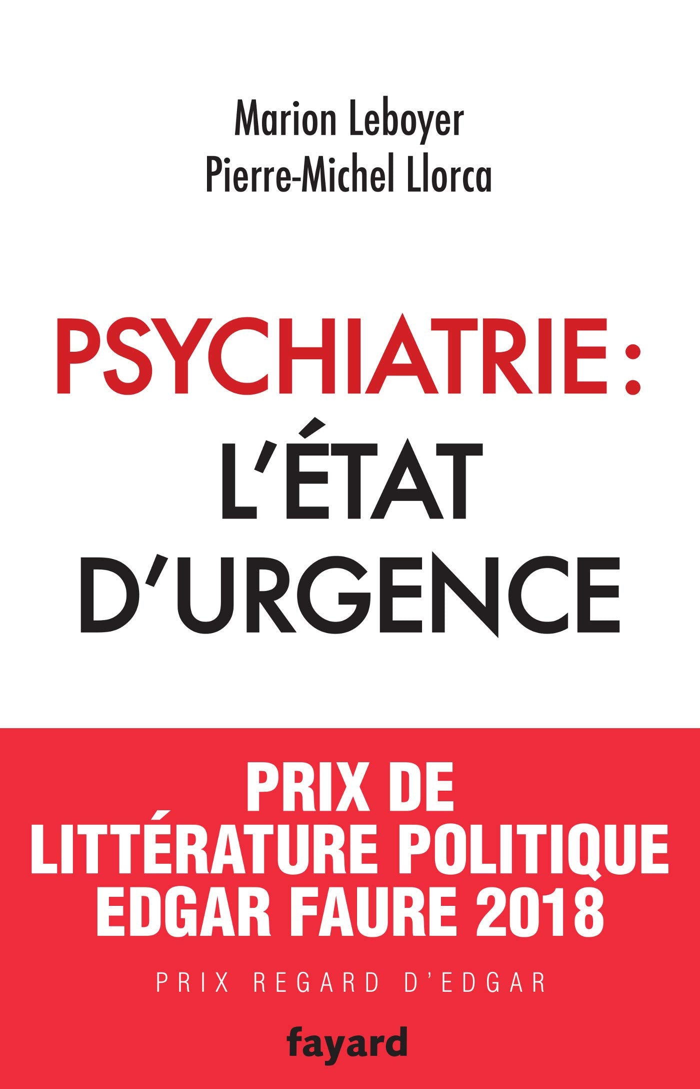 Psychiatrie : l'état d'urgence 9782213705842