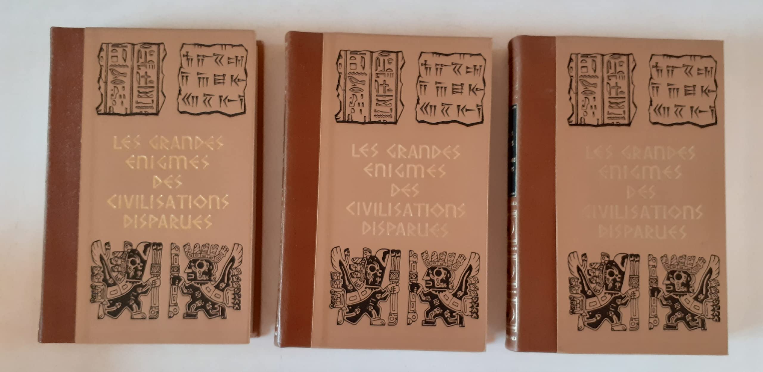 Les grandes enigmes des civilisations disparues en 3 tomes