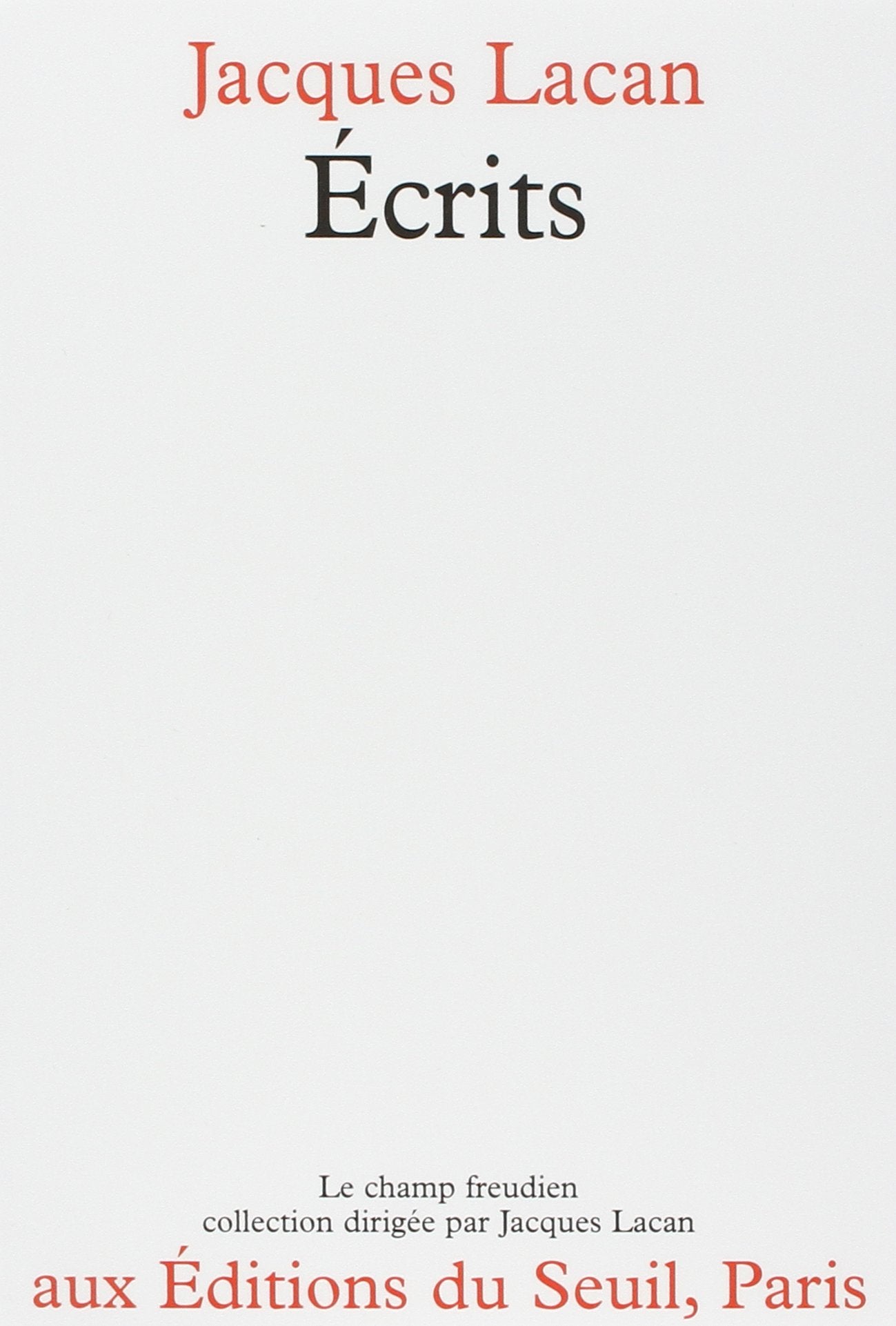 Écrits 9782020027526