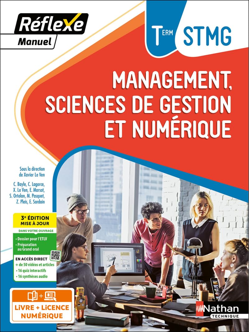 Management, Sciences de gestion et numérique - Tle STMG - Coll. Réflexe 9782095036645