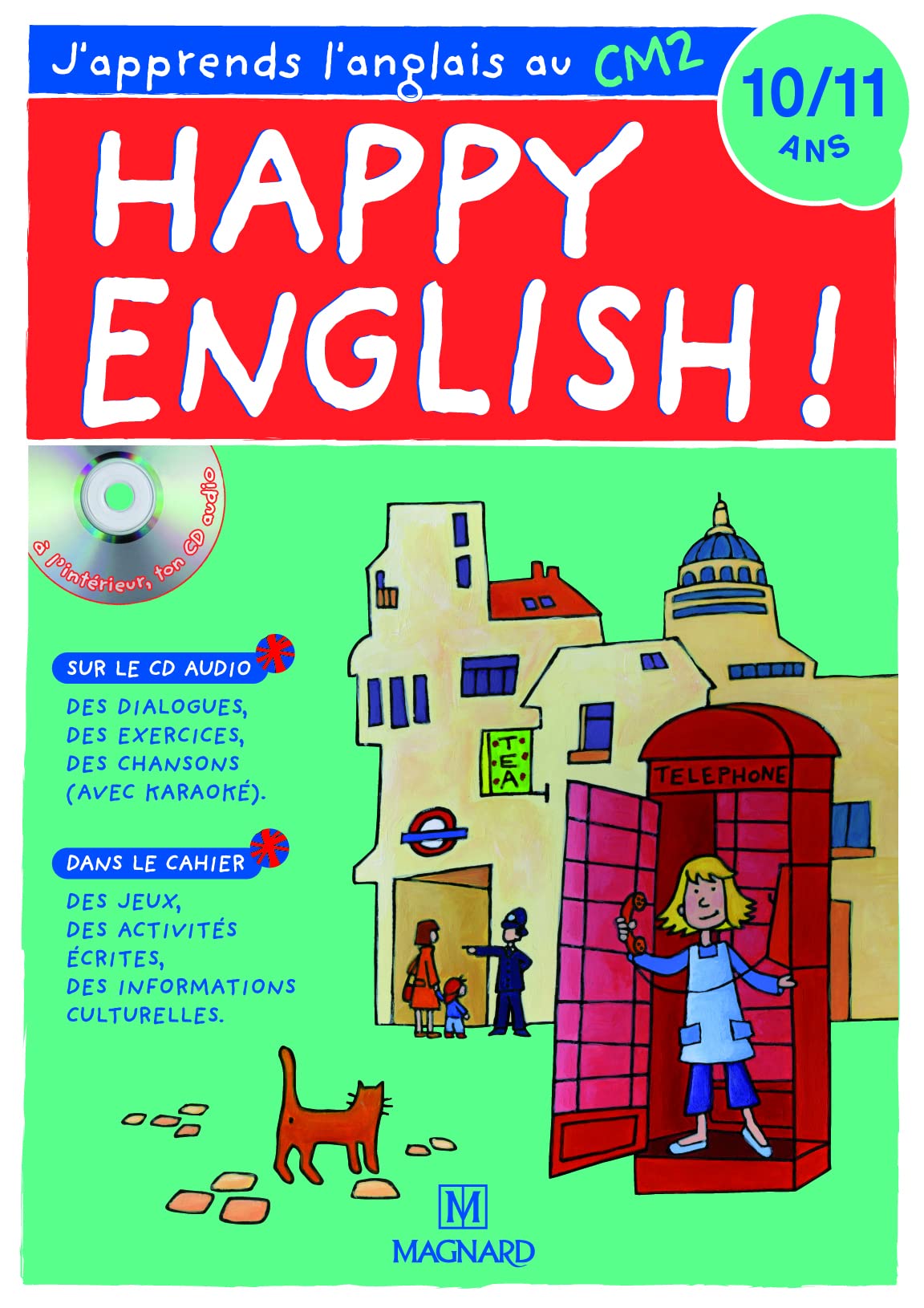 Happy English ! J'apprends l’anglais au CM2 (cahier + CD audio) 9782210746497
