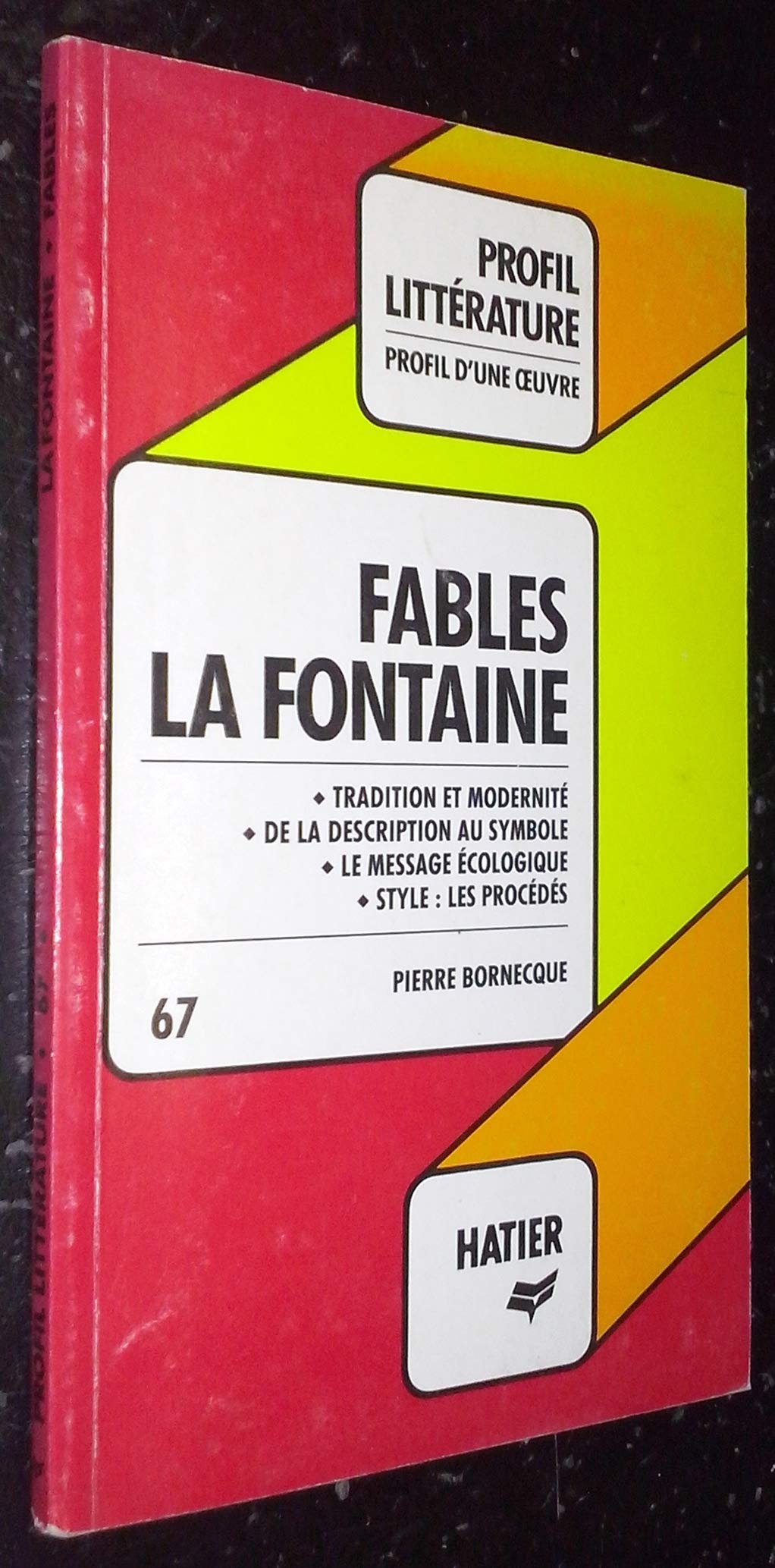 Fables, La Fontaine : Analyse critique 9782218050107
