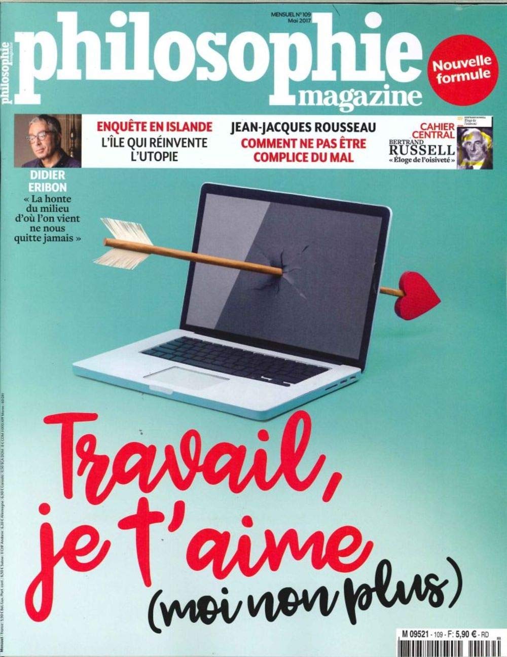 Philosophie Magazine N 109 Mai 2017 3663322093593