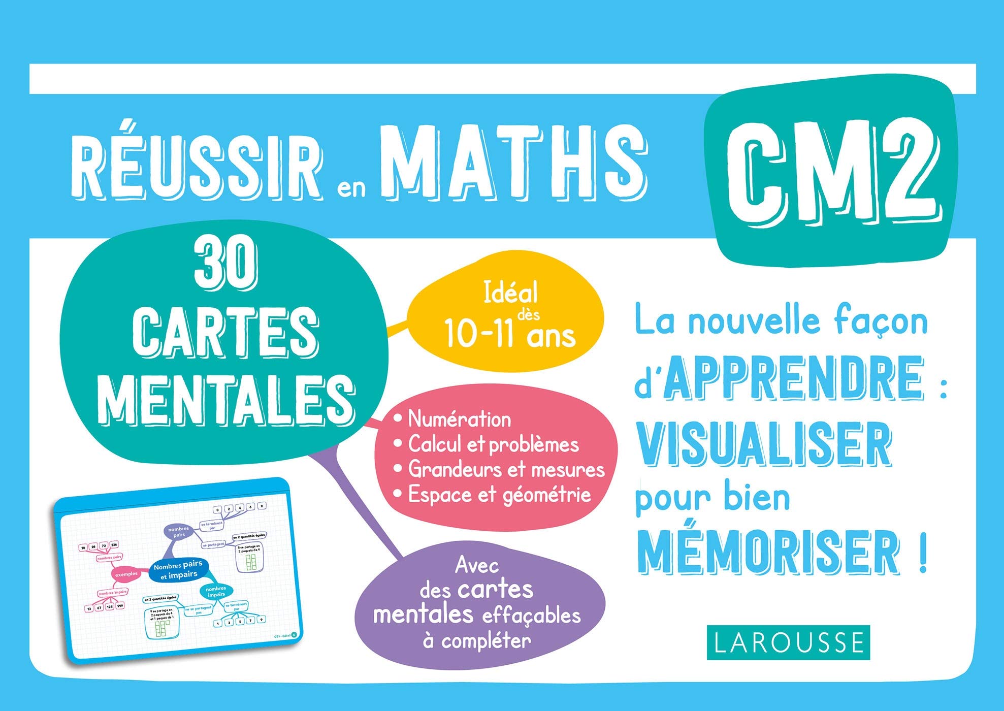 Cartes mentales Maths CM2 9782035989888