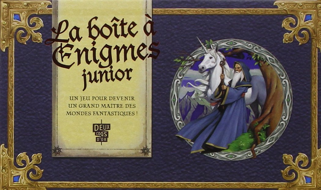 La boîte à Enigmes junior: Un jeu pour devenir un grand maître des mondes fantastiques ! 9782013930734