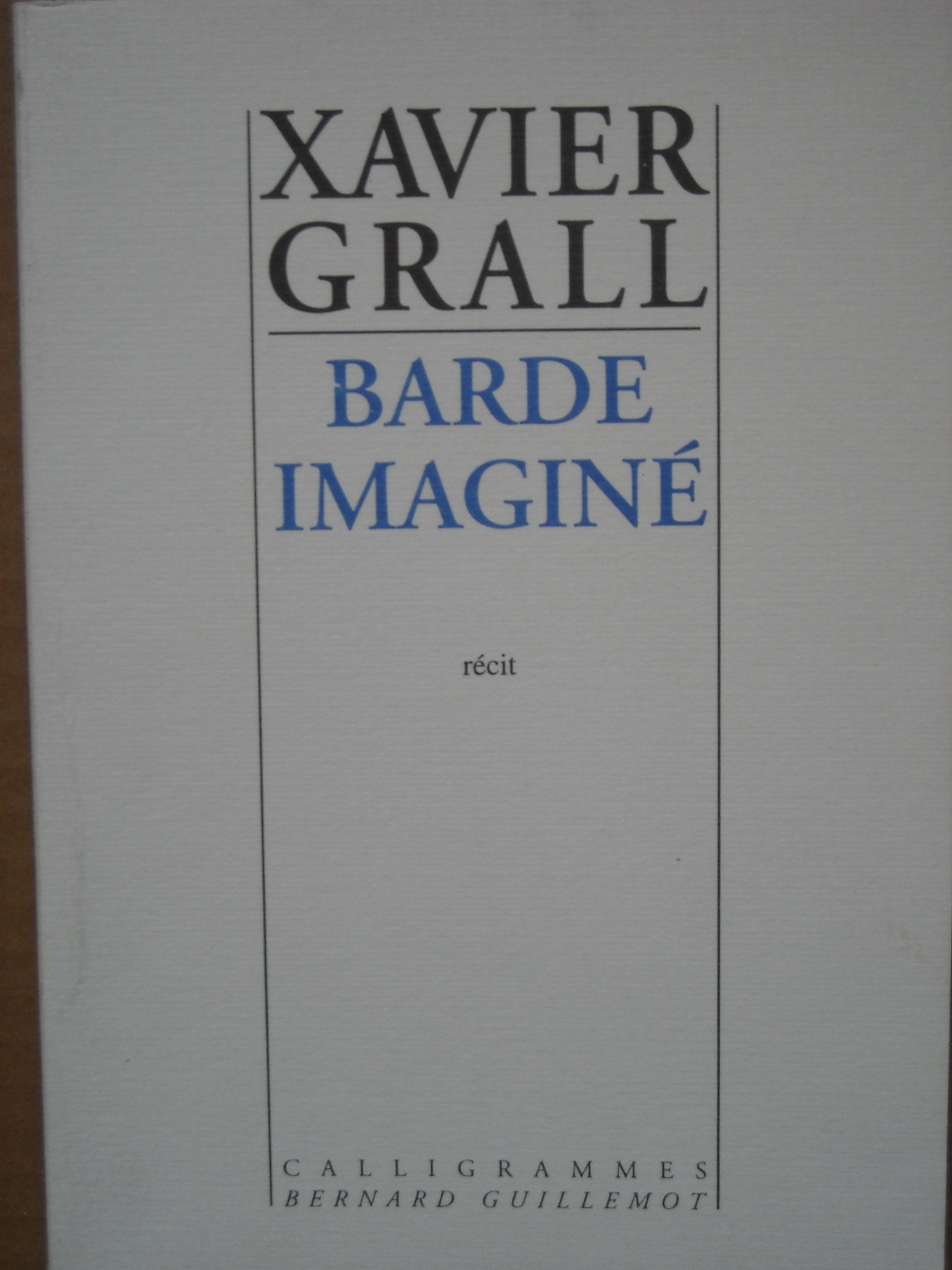 Xavier Grall Barde Imagine 9782869651739