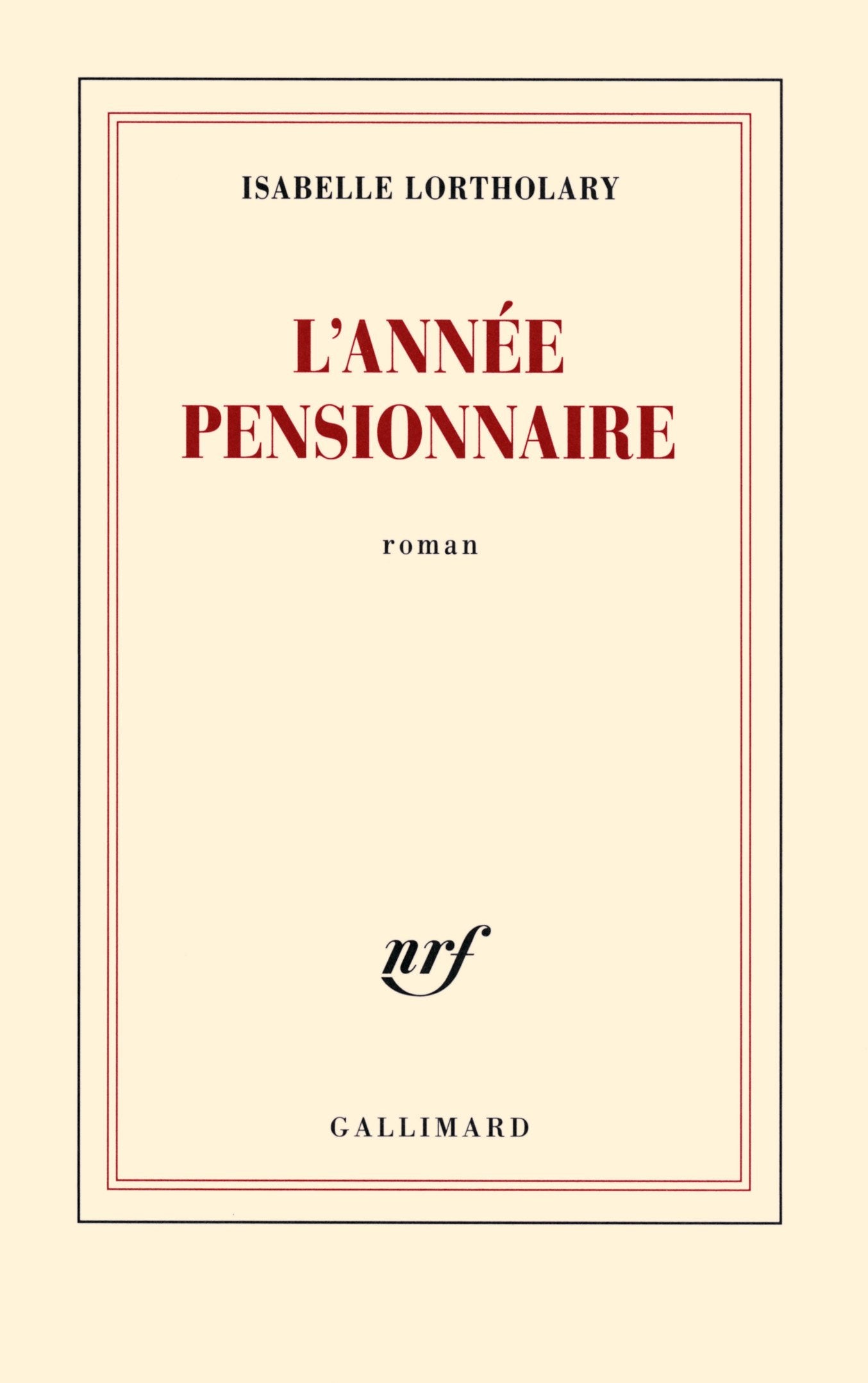 L'année pensionnaire 9782070179787