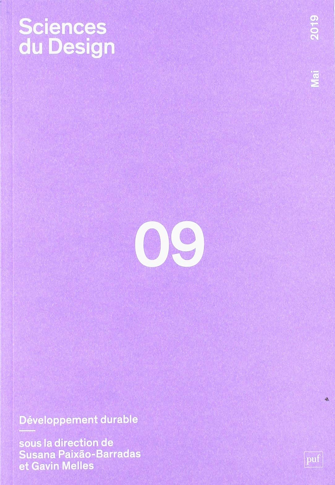 Sciences du Design n° 9 (2019-1) 9782130821885