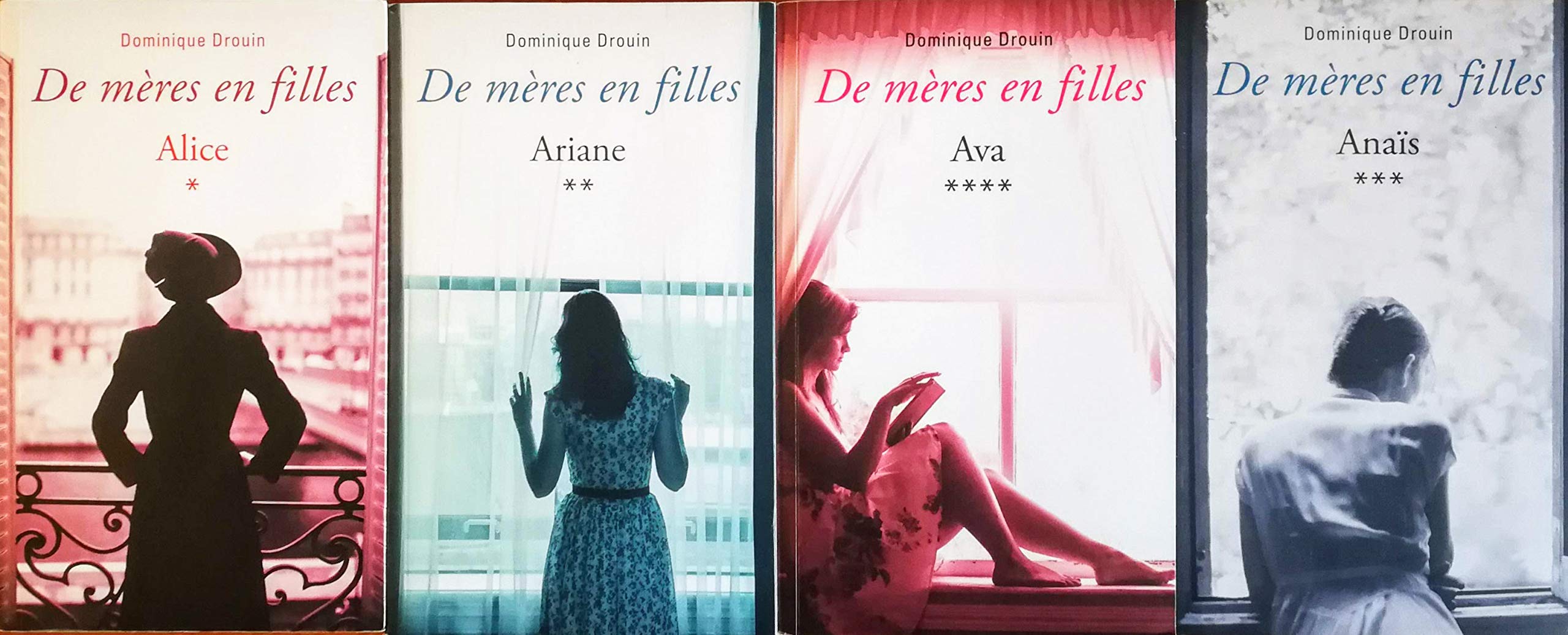 De mères en filles - tomes 1 à 4. (4 Livres): Alice / Ariane / Ava / Anaïs. 9782298117301