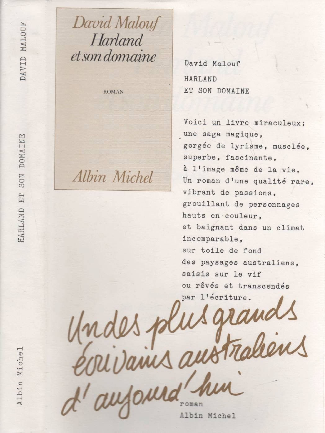 Harland et son domaine 9782226025920