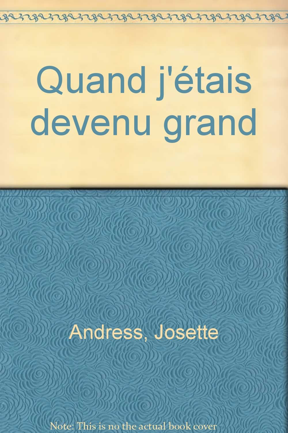 Quand j'étais devenu grand 9782020136396