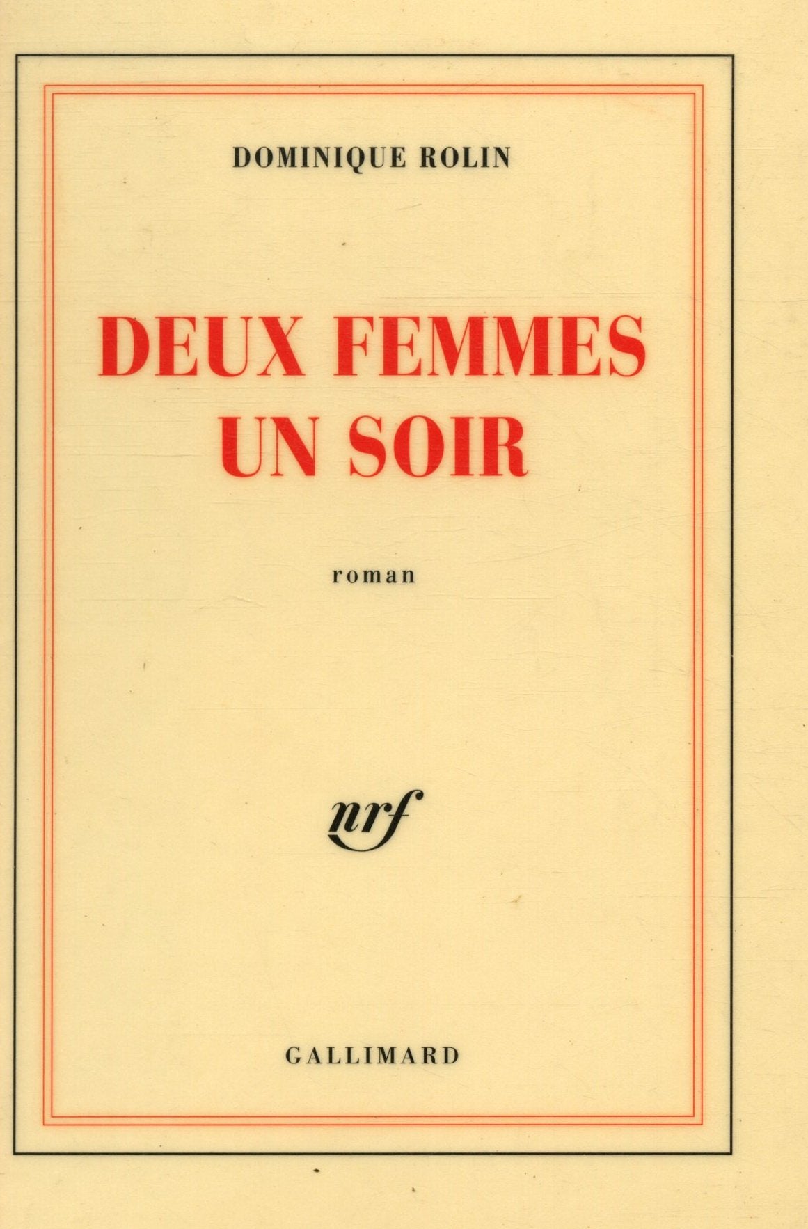 Deux femmes un soir 9782070725236