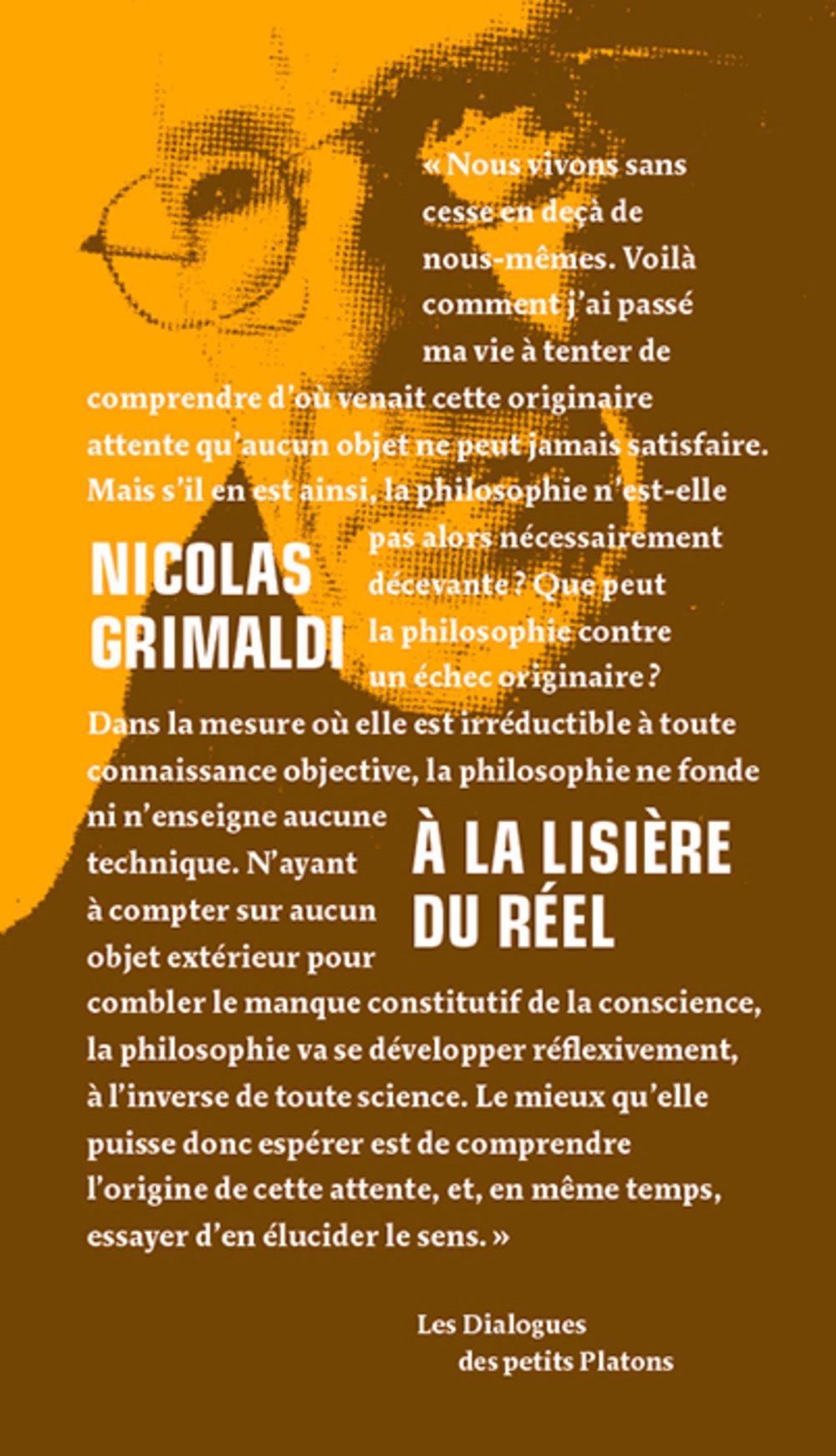 A la lisière du réel: Dialogue avec Anne-Claire Desesquelles 9782361650308