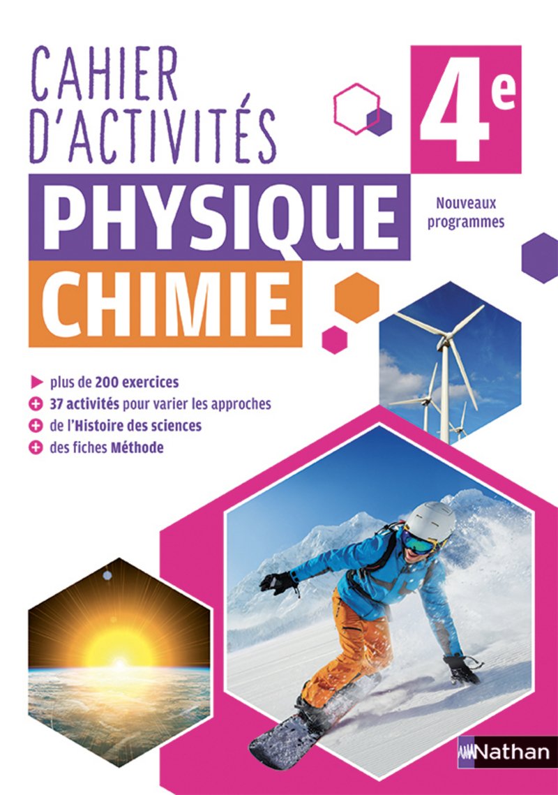 Cahier de Physique-Chimie 4e 9782091719740